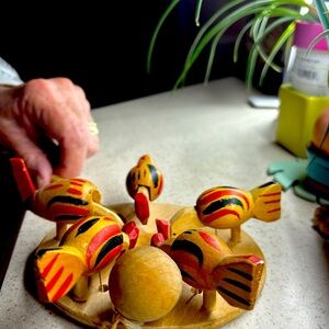 Gen and chicks antique Children’s toy